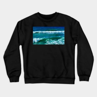 A Sea of Turquoise Blue Crewneck Sweatshirt